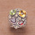 Gold Accent Multi-Gemstone Cocktail Ring from Bali 'Rainbow Palace'