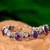 Amethyst Bracelet Handcrafted in Sterling Silver Jewelry 'Royal Purple'