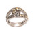 Sterling Silver and Gold Accent Ring from Indonesia 'Forever Mine'