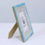 4x6 Handcrafted Bone and Aluminum Photo Frame from India 'Don't Be Blue'