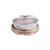 Sterling Silver Copper and Brass Spinner and Meditation Ring 'Wavy Cyclone'