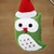 Felt Owl Christmas Ornaments Set of 3 from Thailand 'Santa's Owls set of 3'