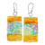 Colorful Recycled CD Dangle Earrings from Guatemala 'Celebrate Creativity'