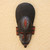 Handcrafted African Wood Mask 'In Silence'
