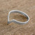 Sterling Silver Pointed Band Ring from Guatemala 'Beauty and Sensibility'