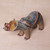 Colorful Polymer Clay Bear Sculpture 6 Inch from Bali 'Successful Grizzly'