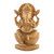 Ganesha Statuette Hand Carved from Kadam Wood 'Deva Ganesha'