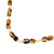 Mexican Hand Strung Natural Amber Beaded Necklace 'Fresh and Simple'