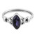 Iolite and Sterling Silver Cocktail Ring from India 'Glorious Marquise'