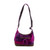 Rayon and Cotton Blend Hobo Bag in Purple from Guatemala 'Magical Day'