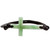 Cross-Shaped Apple Green Jade Bracelet from Guatemala 'Maya Faith in Apple Green'