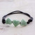 Jade Heart Pendant Bracelet in Light Green from Guatemala 'Maya Love in Light Green'