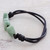 Jade Heart Pendant Bracelet in Light Green from Guatemala 'Maya Love in Light Green'