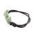 Jade Heart Pendant Bracelet in Light Green from Guatemala 'Maya Love in Light Green'