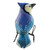 Hand Painted Blue Jay Ceramic Bird Figurine from Guatemala 'Blue Jay'