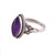 Amethyst and Sterling Silver Cocktail Ring from India 'Captivating Lilac'