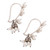 Cultured Pearl and Sterling Silver Dangle Earrings 'Pearl Melody'