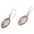 18k Gold Accent Sterling Silver Dangle Earrings from Bali 'Palatial Eternity'