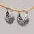 Handmade 925 Sterling Silver Dangle Earrings Flower Petals 'Petal Parade'