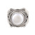 Cultured Freshwater Pearl and Sterling Silver Cocktail Ring 'Pearl Glamour'