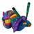Multicolored Wood Snail Alebrije Figurine from Mexico 'Rainbow Snail'