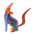 Multi-Color Wood Whistling Coyote Alebrije 'Whistling Coyote'