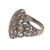 Gold Accented Sterling Silver Botanical Path Cocktail Ring 'Botanical Path'