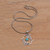 Sterling Silver Reconstituted Turquoise Dolphin Necklace ''Dolphin Harmony''
