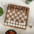 Onyx and Marble Mini Chess Set in Brown and Ivory 5 In 'Brown and Ivory Challenge'