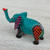 Mexican Hand Painted Wood Elephant Alebrije Figurine 'Elephant Dream'