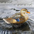 Hand Painted Wood Female Mallard Duck Statuette from Bali 'Elegant Mallard' Hand Painted Wood Female Mallard Duck Statuette from Bali 'Elegant Mallard'