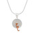 Sterling Silver and Copper Cat Pendant Necklace from Mexico 'Lunar Cat'