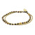 Tiger's Eye and Brass Beaded Anklet from Thailand 'Ringing Beauty'