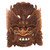 Artisan Handmade Acacia Wood Mask Indonesian Barong Sai 'Barong Sai'