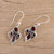 Handmade 925 Sterling Silver Garnet Earrings India 'Eternal Ecstasy'