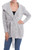 Grey Alpaca Blend Belted Sweater Jacket from Peru 'Saturday Morning in Grey'