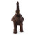 Handcrafted Wood Sculpture 'Elephant Joy'