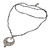 Cultured Freshwater Pearl and Black Cord Pendant Necklace 'Moonlit Dance in Black'
