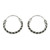 Hand Crafted Sterling Silver Hoop Earrings from Thailand 'Trendy Chain'