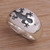 Men's Sterling Silver Gecko Band Ring with Gecko Motif 'Grand Gecko'