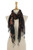 Tie-Dyed Fringed Cotton Wrap Scarf in Brown from Thailand 'Subtle Colors'