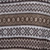 Men's Patterned Grey and Brown 100 Alpaca Pullover Sweater 'Granite'