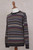 Men's Striped and Patterned 100 Alpaca Pullover Sweater 'Professor'