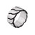 Men's Wave Motif Sterling Silver Band Ring from Mexico 'Shimmering Waves'