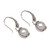 Moon Inspired Handmade 925 Silver Cultured Pearl Earrings 'Purnama Moon'