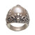 Cultured Mabe Pearl and Sterling Silver Lotus Cocktail Ring 'Lotus Moonlight'