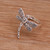 Sterling Silver Dragonfly Cocktail Ring Handmade in Bali 'Dance of the Dragonfly'