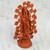 Hand Sculpted Ceramic Sculpture of Virgin of Guadalupe 'Virgin of Guadalupe'