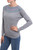 Grey 100 Baby Alpaca Pullover Sweater from Peru 'Weekend Delight'