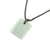Green Jade Pendant Necklace with Cotton Cord 'Ancient Glory'